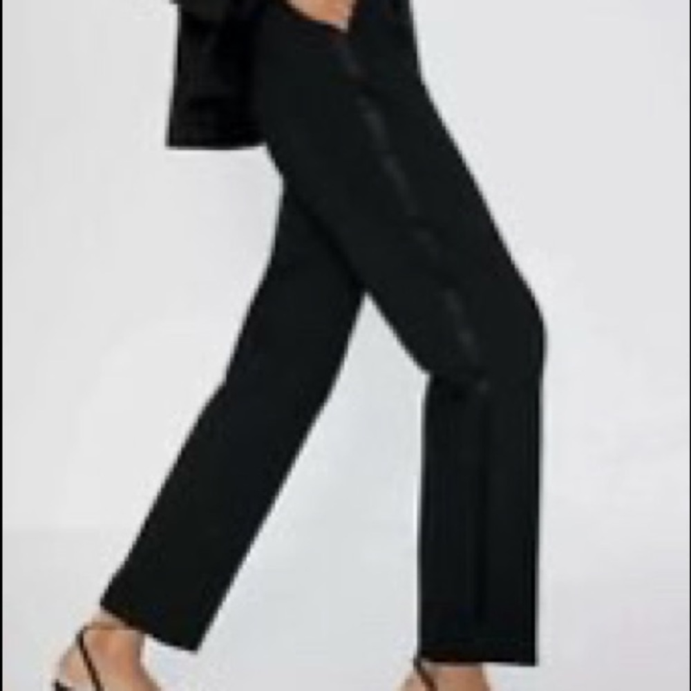 Zara Tuxedo Stripe Trousers